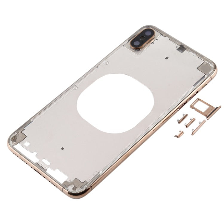 Back Panel Housing for Apple Iphone XS Gold- Zeespares – Zeespares.in