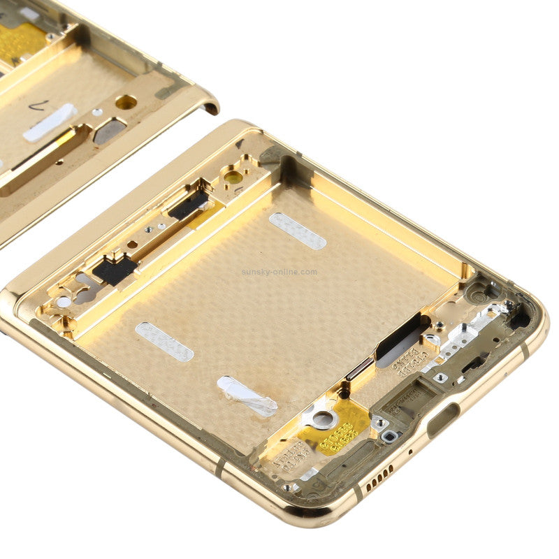 LCD Frame Middle Chassis for Samsung Galaxy Z Flip YellowGold