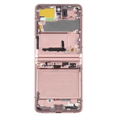 LCD Frame Middle Chassis for Samsung Galaxy Z Flip RoseGold