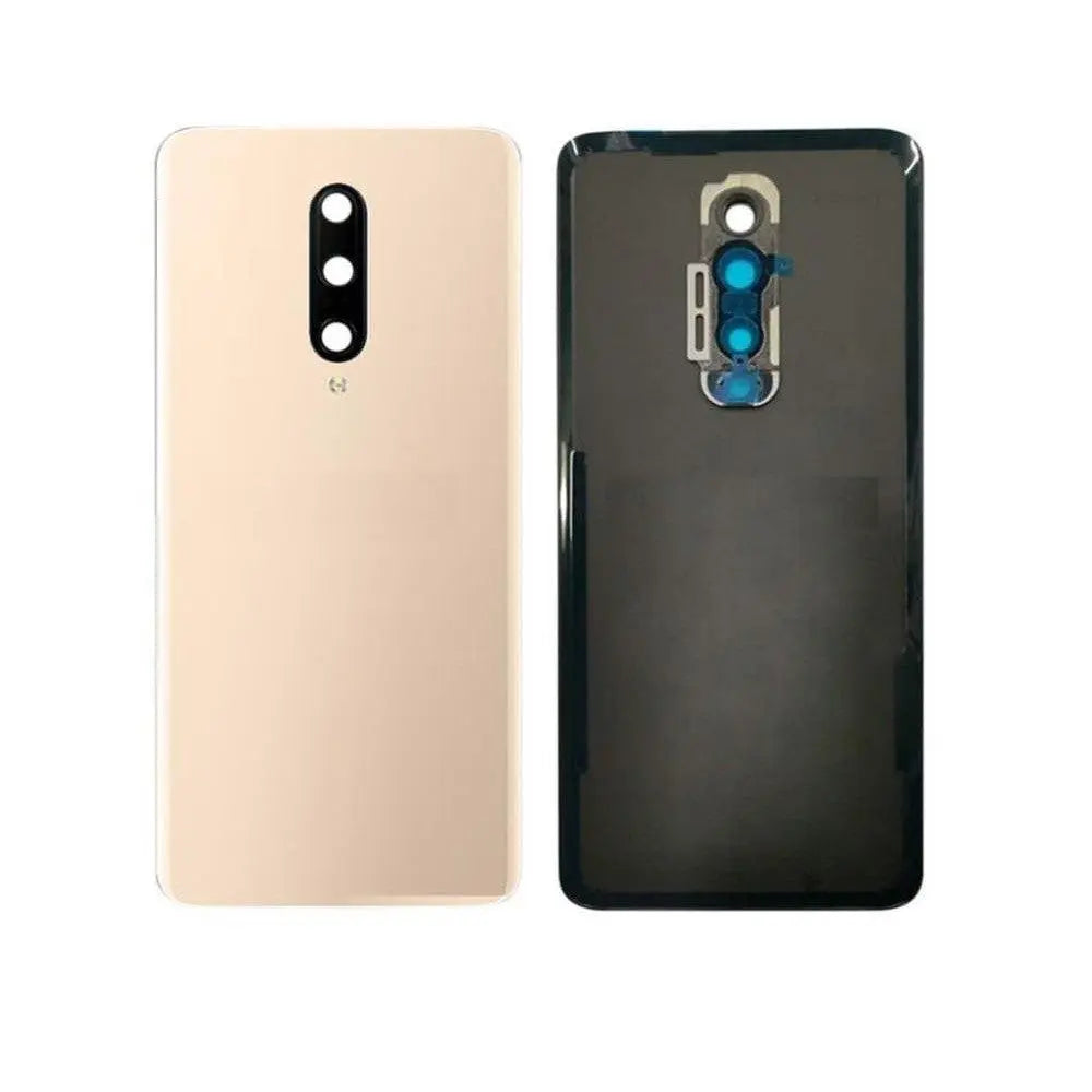 Mozomart Battery Door Back Panel Housing for Oneplus 7 Pro {With Camera Lens} : Gold - Zeespares.in