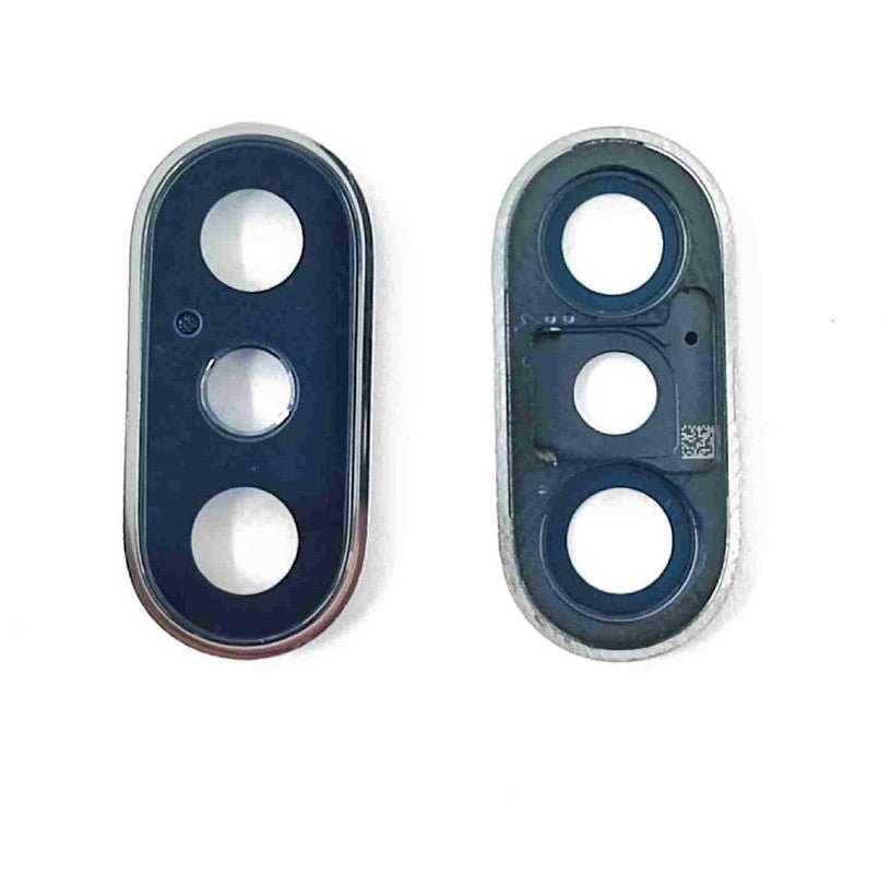 Mozomart Back Camera Glass Lens with Frame Compatible for Apple i-Phone XS Max Black - Zeespares.in