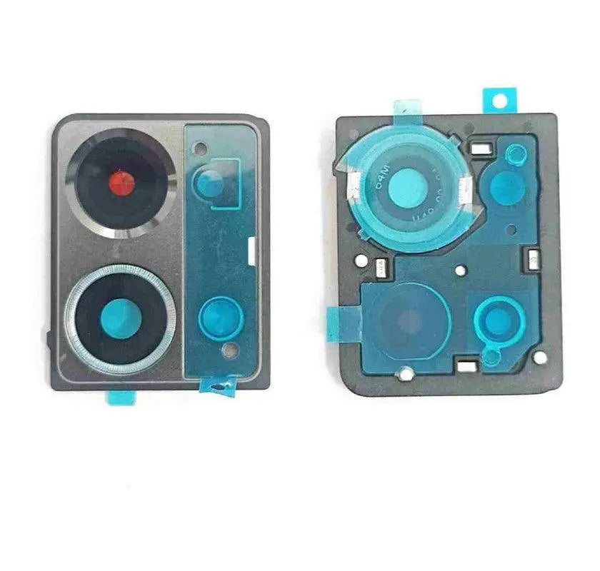 Mozomart Back Camera Glass Lens with Frame for Oppo F21 Pro : Black - Zeespares.in