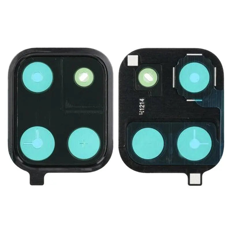 Mozomart Back Camera Glass Lens With Frame for Samsung Galaxy Note 10 Lite Black - Zeespares.in