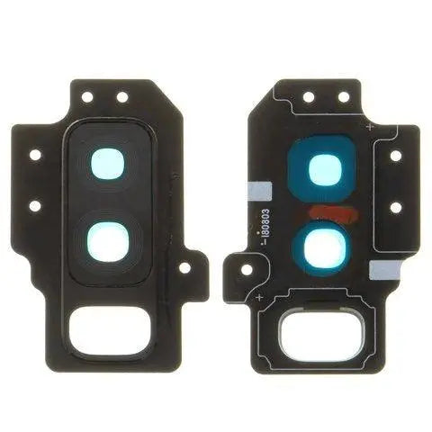 Mozomart Back Camera Glass Lens With Frame for Samsung Galaxy S9 Plus Black - Zeespares.in