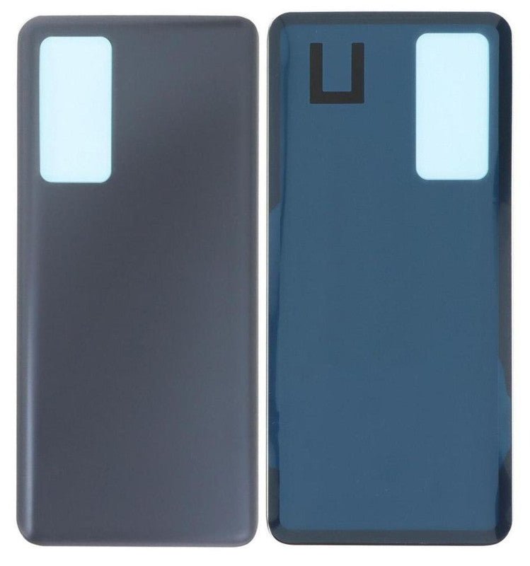 Mozomart Back Panel for Mi 12 Black mate finish - Zeespares.in
