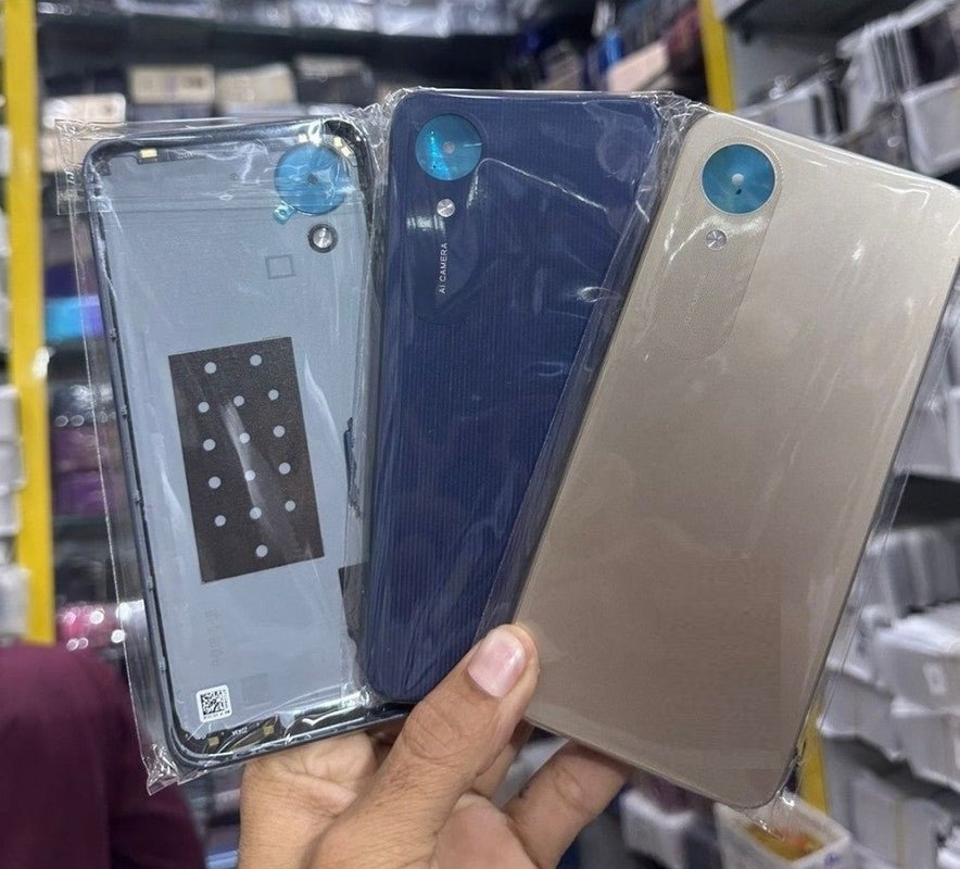 Mozomart Back Panel for Oppo A17K Black - Zeespares.in
