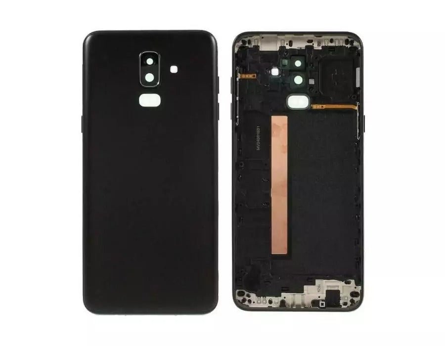Mozomart Back Panel for Samsung Galaxy J8 Black - Zeespares.in