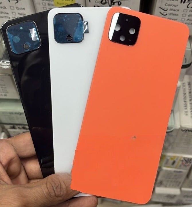 Mozomart Back Panel Glass for Google Pixel 4 XL : Orange - Zeespares.in