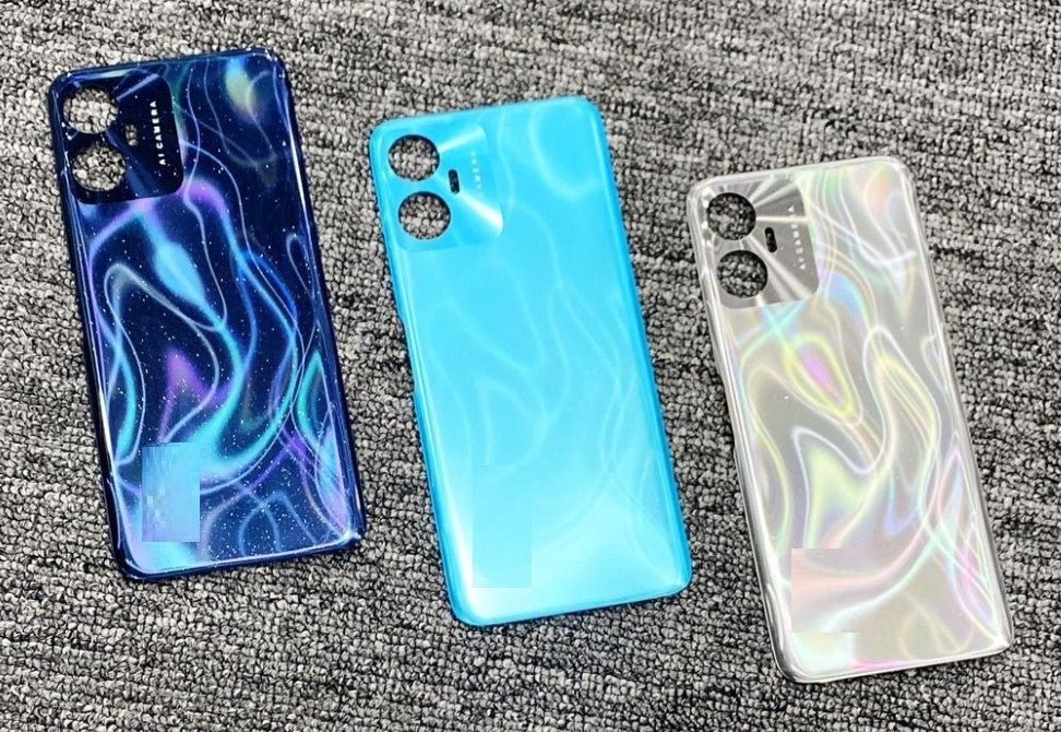 Mozomart Back Panel Glass for Itel S18 Pro : Blue - Zeespares.in