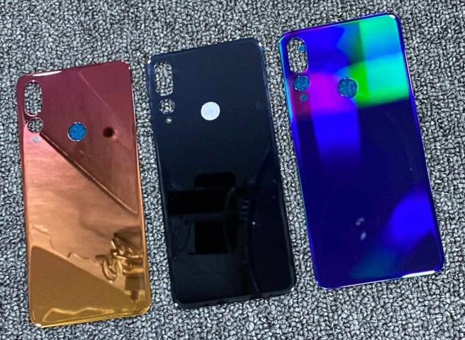 Mozomart Back Panel Glass for Lenovo Z5S : Orange - Zeespares.in