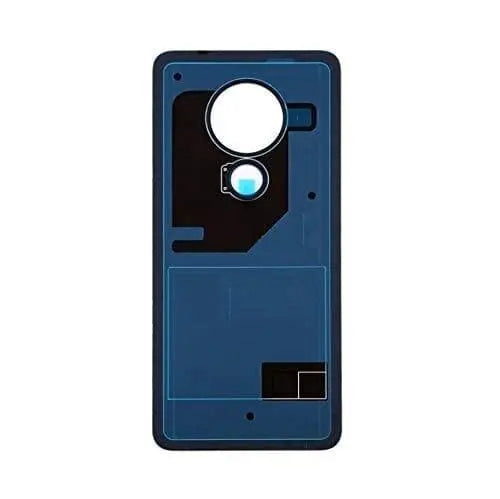 Mozomart Back Panel Glass for Nokia 7.2 / Nokia 6.2 : Black (Matt Finish) - Zeespares.in