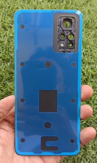 Mozomart Back Panel Glass for Redmi Note 11 Pro Plus 5G : Blue - Zeespares.in