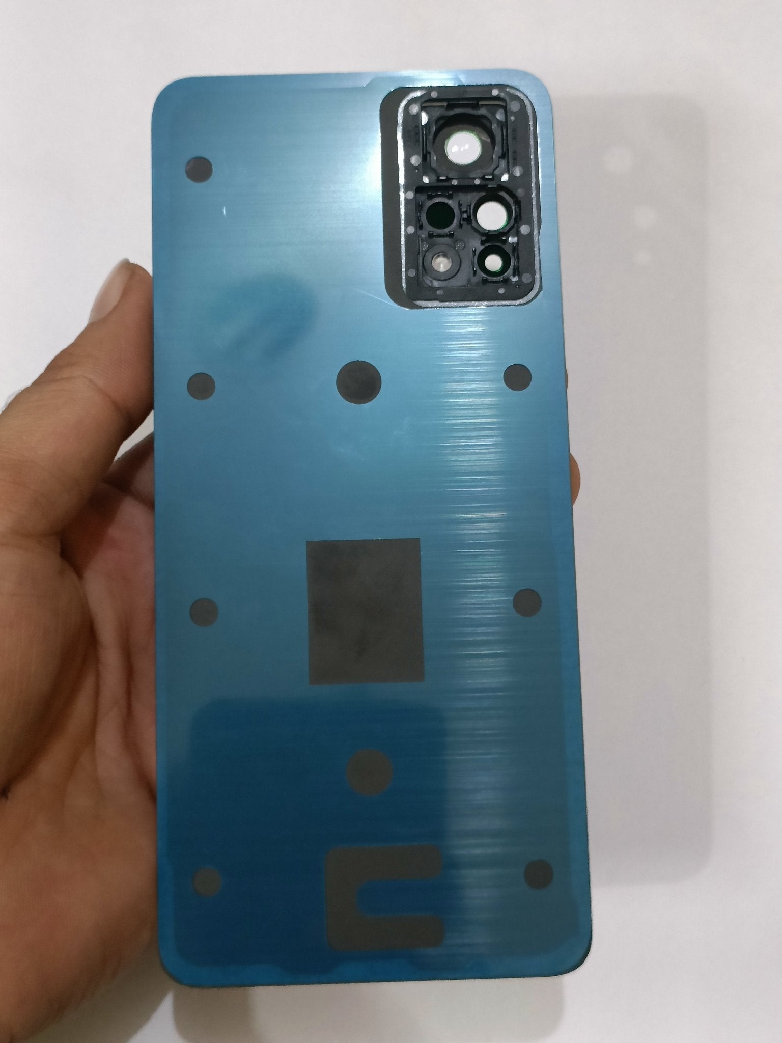 Mozomart Back Panel Glass for Redmi Note 11 Pro Plus 5G India : Phantom White - Zeespares.in