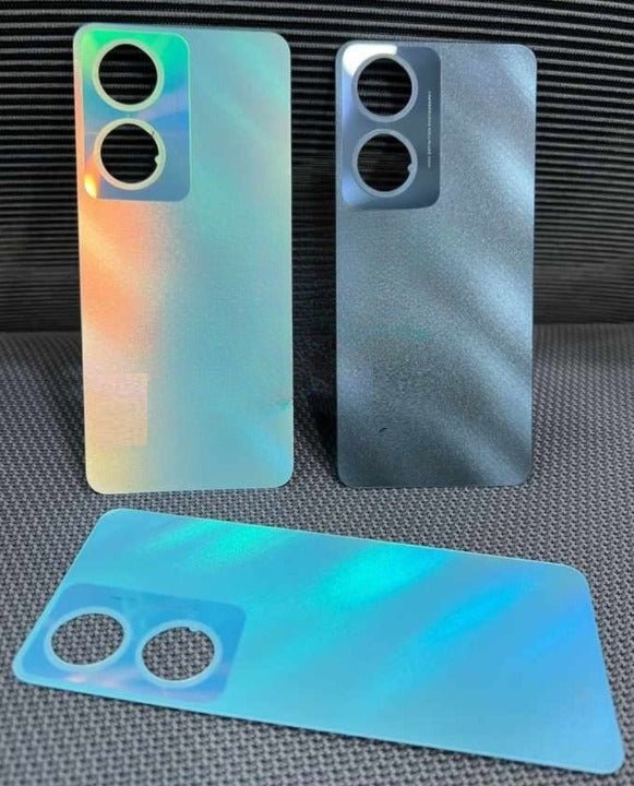 Mozomart Back Panel Glass for Vivo T2 5G : Glimmer Blue - Zeespares.in