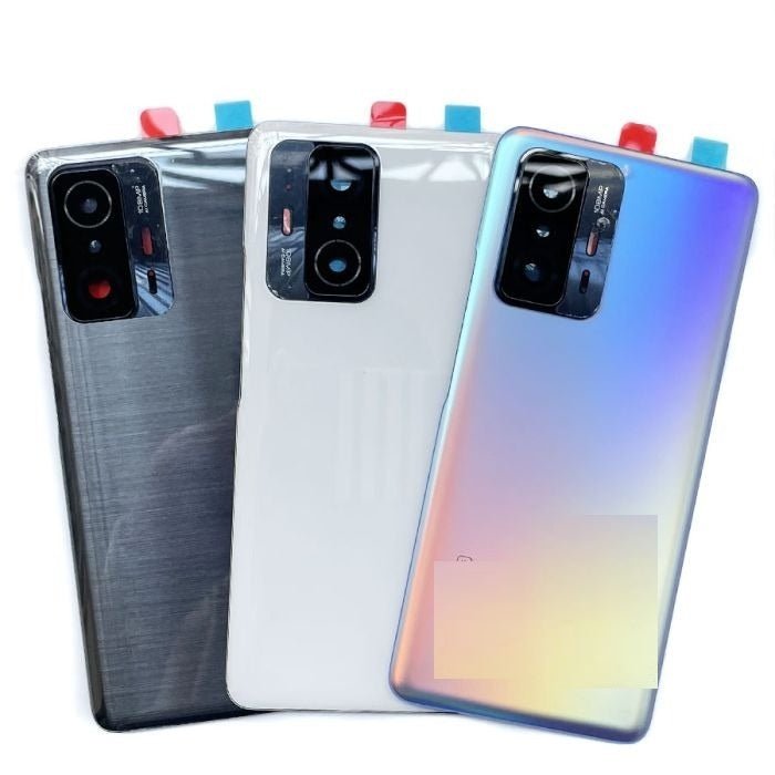Mozomart Back Panel Glass for Xiaomi 11T Pro - Grey - Zeespares.in