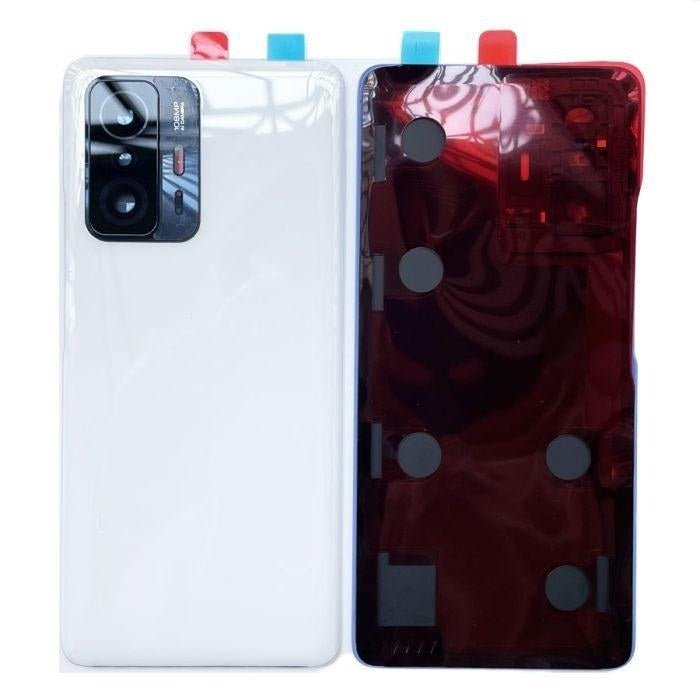 Mozomart Back Panel Glass for Xiaomi 11T Pro - Moonlight White - Zeespares.in