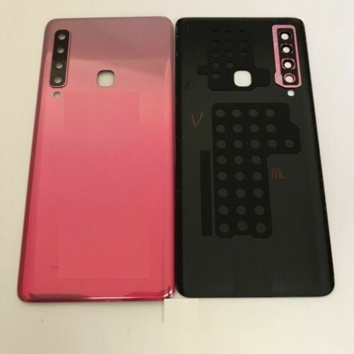 Mozomart Back Panel Glass with Camera Lens for Samsung Galaxy A9 (2018) A920 Pink - Zeespares.in