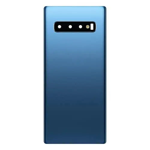Mozomart Back Panel Glass with Camera Lens for Samsung Galaxy S10 Plus (Blue) - Zeespares.in
