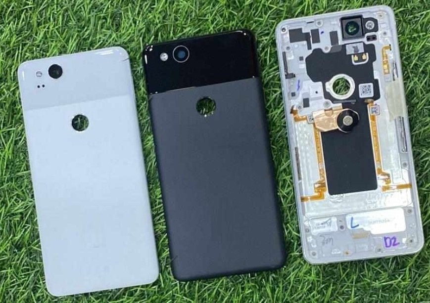 Mozomart Back Panel Housing Body for Google Pixel 2 : White - Zeespares.in