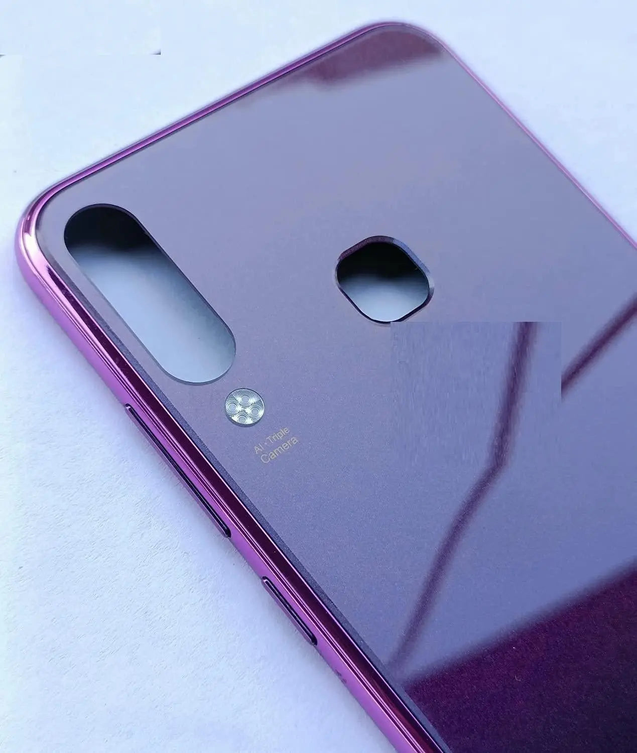 Mozomart Back Panel Housing Body for Infinix Hot S4 X626 (Purple) - Zeespares.in