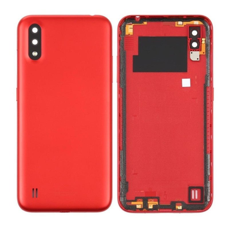 Mozomart Back Panel Housing Body for Samsung Galaxy A01 Red - Zeespares.in