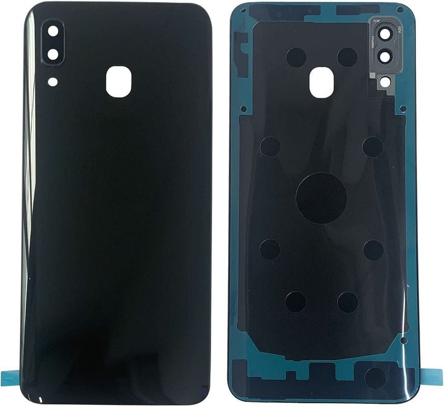 Mozomart Back Panel Housing Body for Samsung Galaxy A20 Black - Zeespares.in