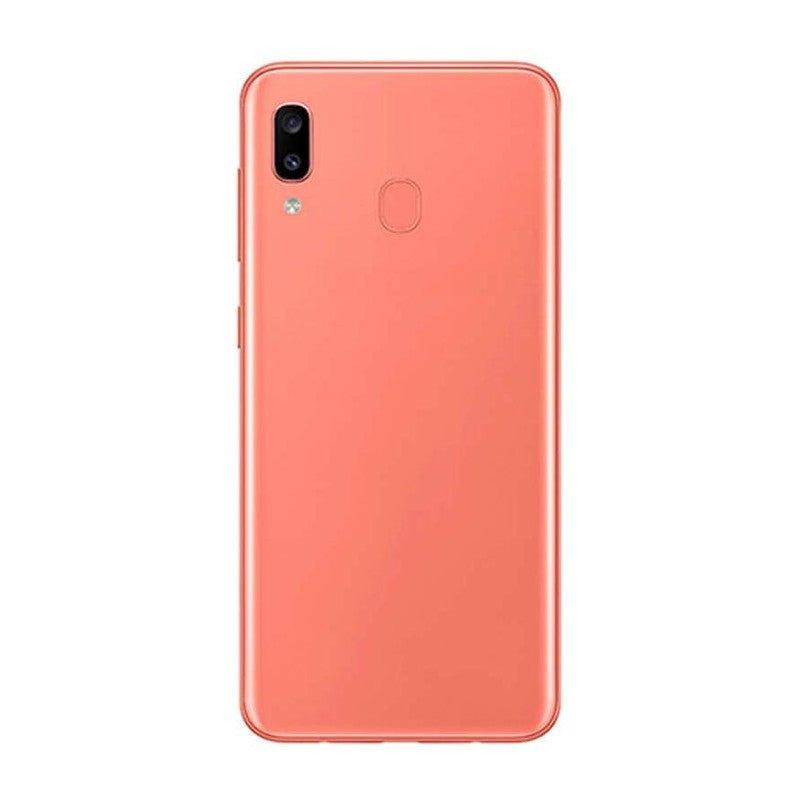 Mozomart Back Panel Housing Body for Samsung Galaxy A20 Orange - Zeespares.in