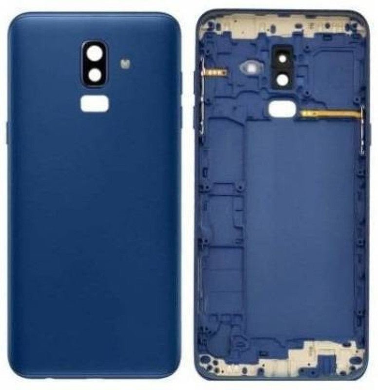 Mozomart Back Panel Housing Body for Samsung Galaxy J8 Blue - Zeespares.in