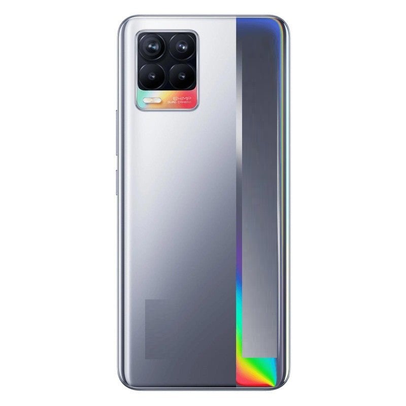 Mozomart Back Panel Housing for Realme 8 Silver - Zeespares.in