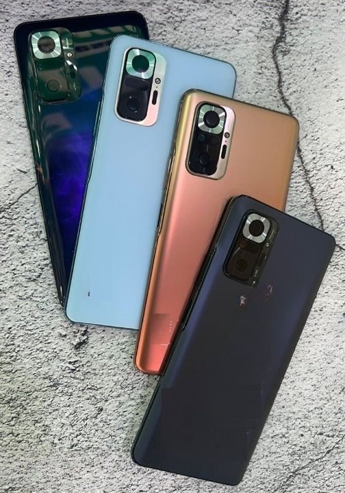 Mozomart Battery Door Back Panel Housing for Xiaomi Redmi Note 10 Pro : Glacier Blue - Zeespares.in