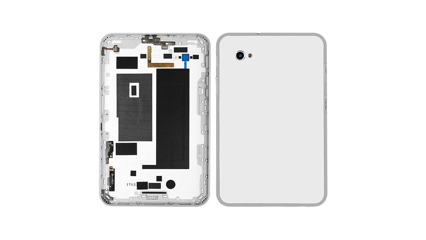 Mozomart Battery Door Back Panel Housing with Camera Lens for Samsung Tab 7.0 Plus (P6200) : White - Zeespares.in