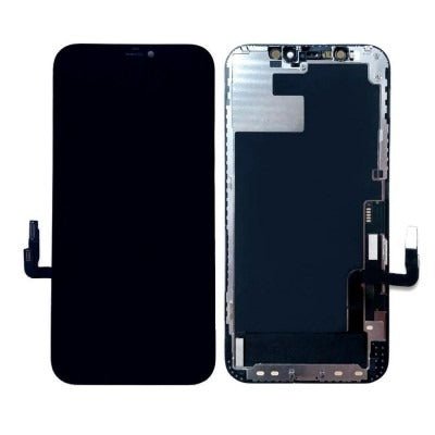 Mozomart Lcd Display Folder for Apple iPhone 12 Pro Black - Zeespares.in