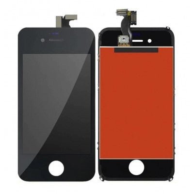 Mozomart Lcd Display Folder for Apple iPhone 4 Black - Zeespares.in