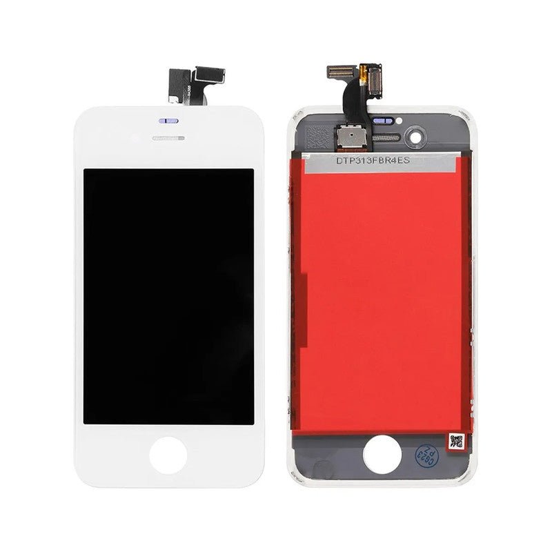 Mozomart Lcd Display Folder for Apple iPhone 4s White - Zeespares.in