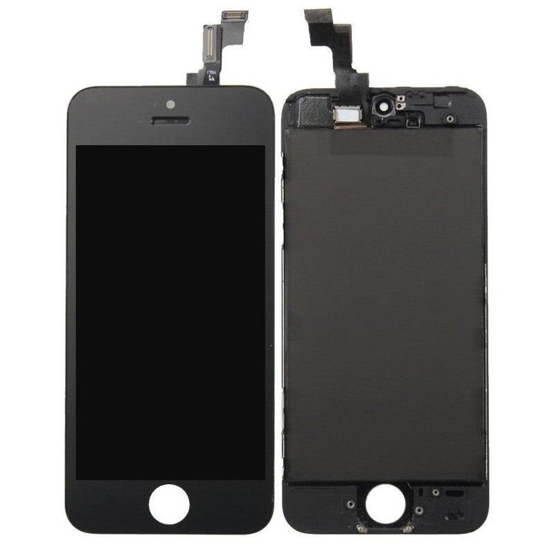 Mozomart Lcd Display Folder for Apple iPhone 5s Black - Zeespares.in