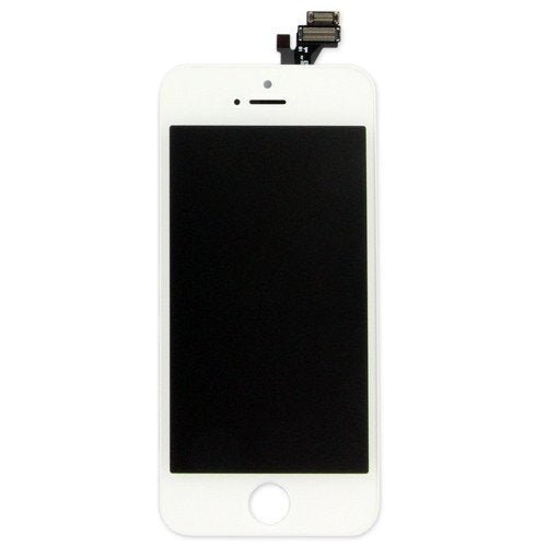 Mozomart Lcd Display Folder for Apple iPhone 5s White - Zeespares.in