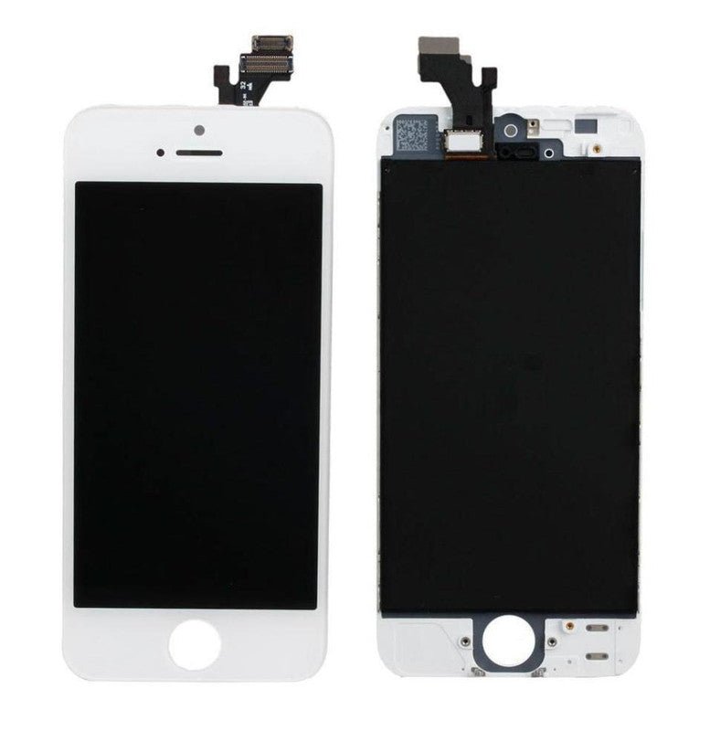 Mozomart Lcd Display Folder for Apple iPhone 5s White - Zeespares.in