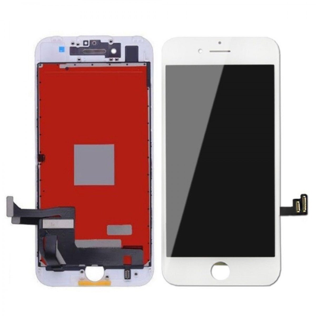 Mozomart Lcd Display Folder for Apple iPhone 7 White - Zeespares.in