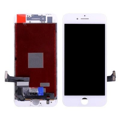 Mozomart Lcd Display Folder for Apple iPhone 8 White - Zeespares.in