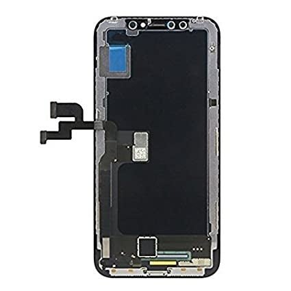 Mozomart Lcd Display Folder for Apple iPhone X Black - Zeespares.in
