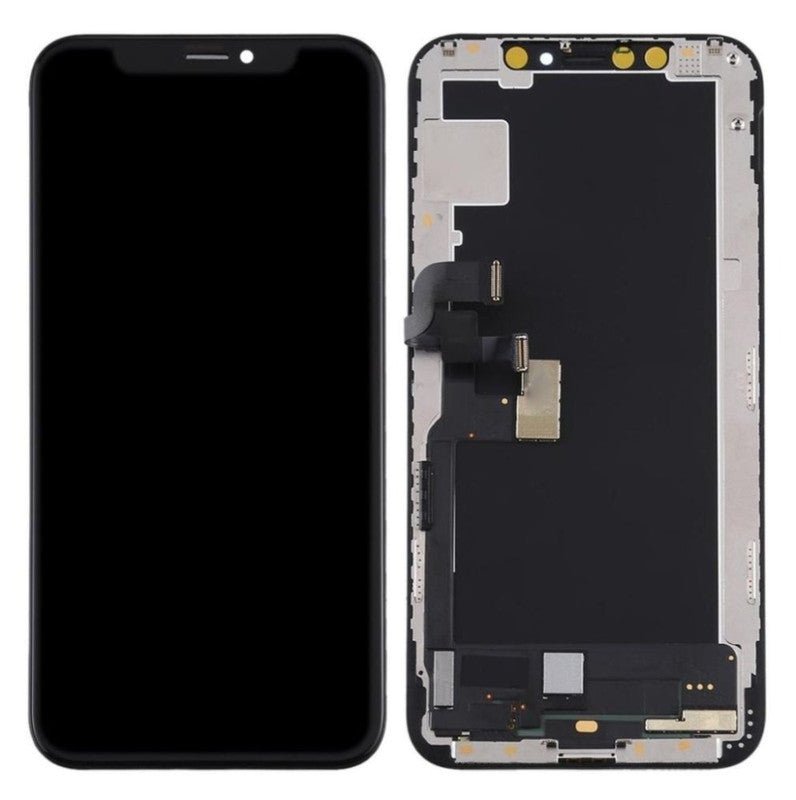 Mozomart Lcd Display Folder for Apple iPhone XS OG Black - Zeespares.in