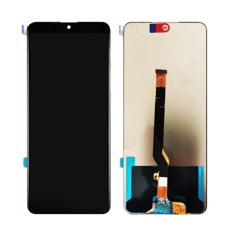 Mozomart Lcd Display Folder for Infinix Note 10 Pro NFC (X695C) Black - Zeespares.in