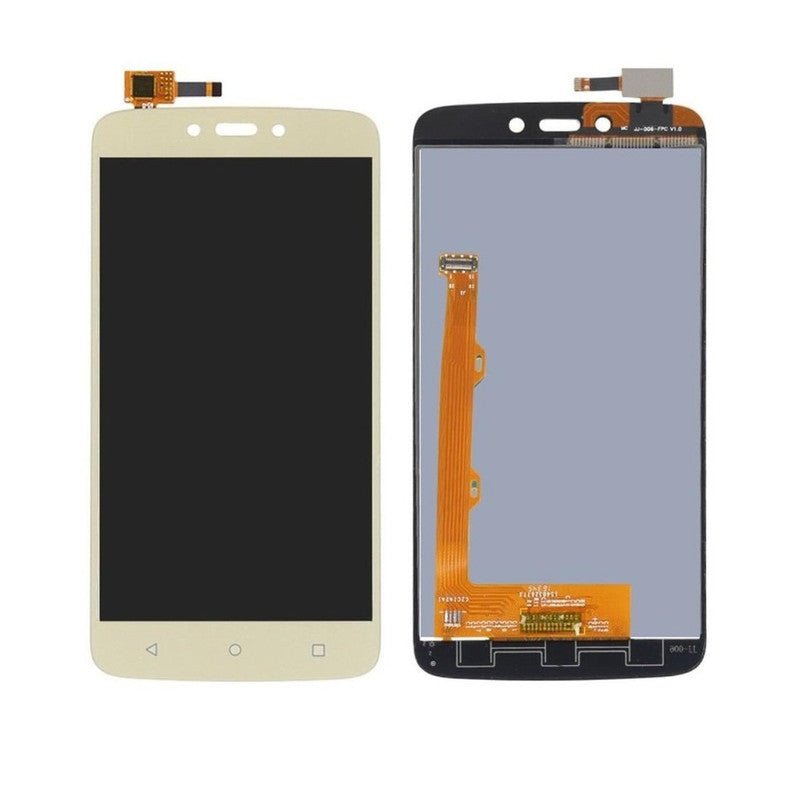 Mozomart Lcd Display Folder for Motorola Moto C Gold - Zeespares.in