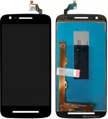 Mozomart Lcd Display Folder for Motorola Moto E3 Black - Zeespares.in