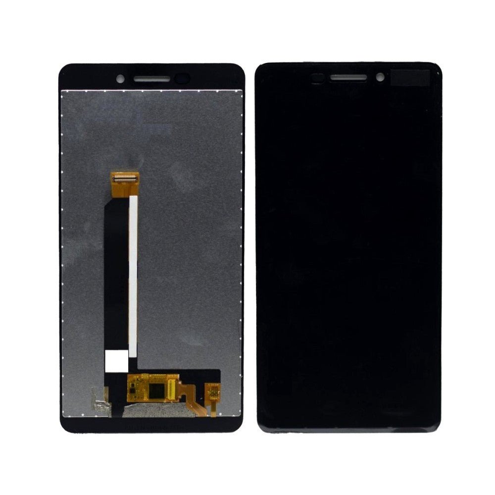 Mozomart Lcd Display Folder for Nokia 6.1 : Black - Zeespares.in