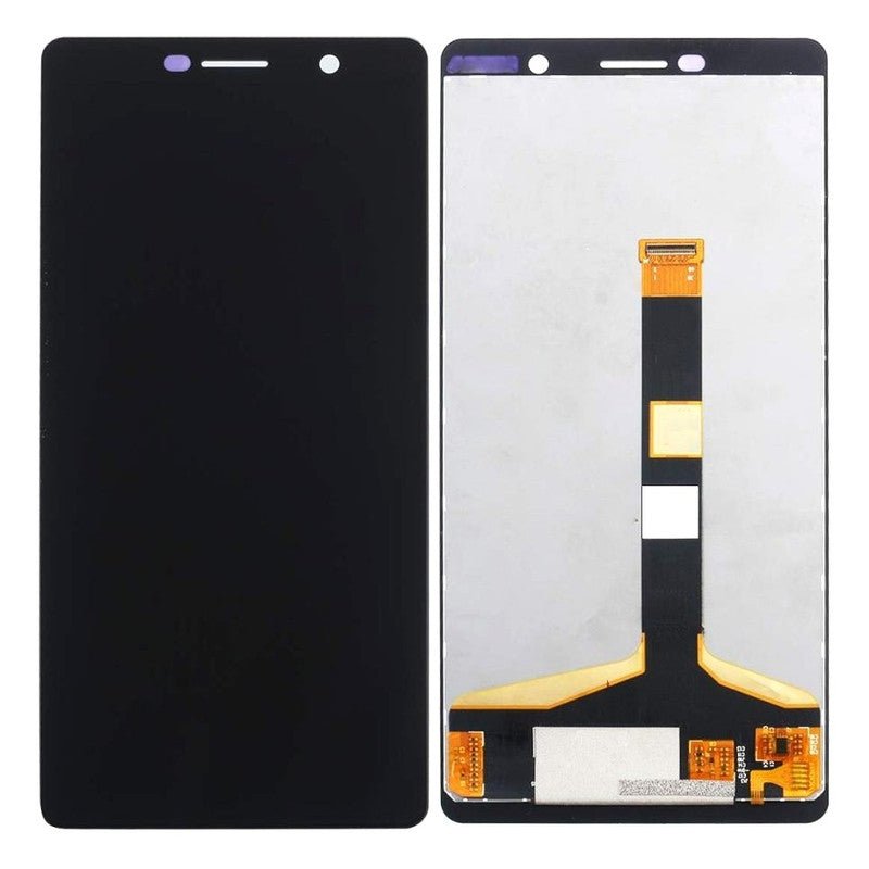 Mozomart Lcd Display Folder for Nokia 7 Plus Black - Zeespares.in