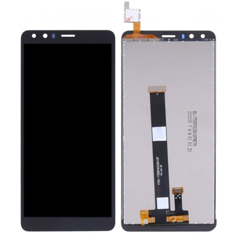 Mozomart Lcd Display Folder for Nokia C1 Black - Zeespares.in