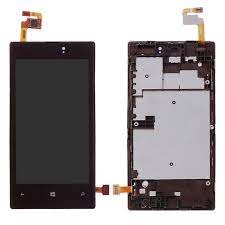 Mozomart Lcd Display Folder for Nokia Lumia 520 Black - Zeespares.in