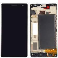Mozomart Lcd Display Folder for Nokia Lumia 730 Black - Zeespares.in