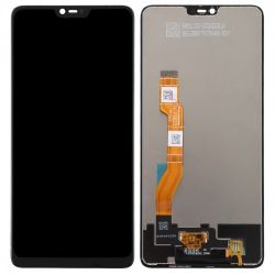 Mozomart Lcd Display Folder for Oppo F7 Black - Zeespares.in